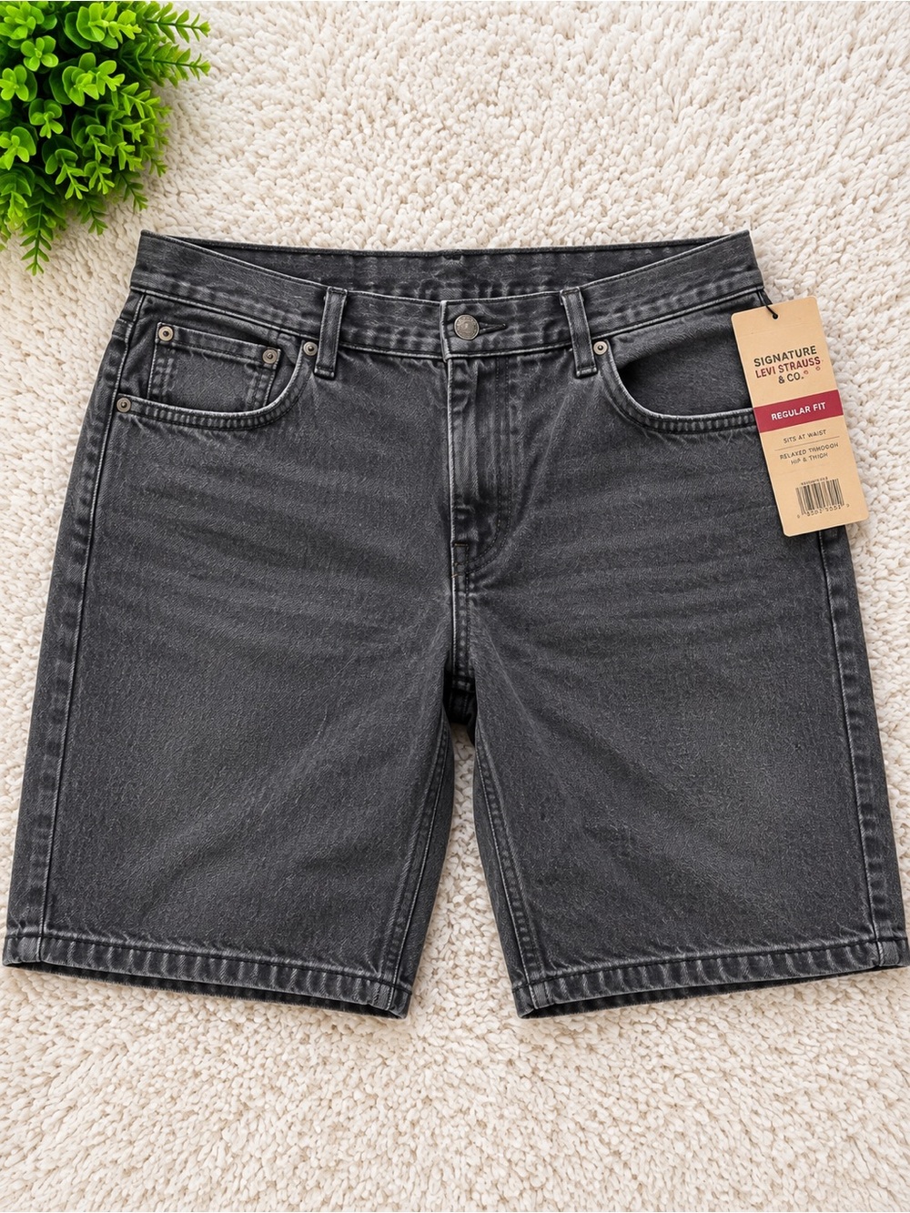 Levi's Gray Men's Denim Jean Shorts - Regular Fit